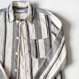 Zara Tweed Shirt Jacket